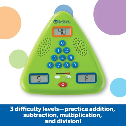 Miniatura 3 de Tarjeta electrónica de Learning Resources, un minuto de matemáticas