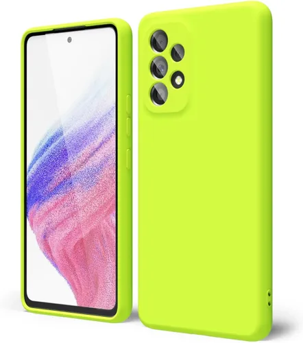 Miniatura 30 de oakxco Funda para teléfono Samsung Galaxy A12 con agarre de silicona líquida, linda delgada fina suave cubierta de gel de goma TPU lisa para mujeres