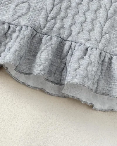 Miniatura 76 de Renotemy Conjunto de ropa para bebé recién nacida, para otoño e invierno, manga larga, pantalones, lindo conjunto de ropa para bebé niña