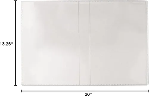 Miniatura 7 de ScrapSMART PLC4 - Fundas para manteles individuales, paquete de 4, 13 ¼ x 20 pulgadas, plástico transparente duradero
