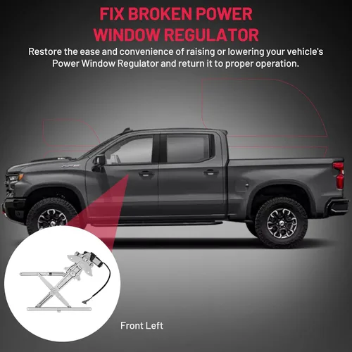 Miniatura 6 de BDFHYK 741-799 Regulador de ventana con motor delantero izquierdo para 1995-2004 Toyota Tacoma 1995 1996 1997 1998 1999 2000 2001 2002 2003 2004 95