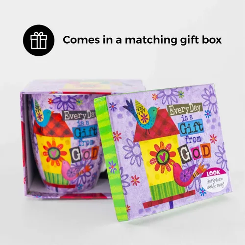 Miniatura 3 de Divinity Boutique Birdhouse - Tazas en caja, 12 onzas