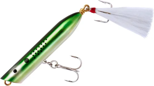 Miniatura 13 de Creek Chub Striper Strike - Señuelo de pesca de fundición larga de hundimiento lento, grado de agua salada Silver Flash