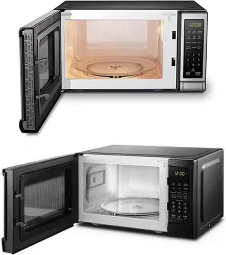 Miniatura 5 de 2 anillos giratorios para microondas, bandeja para horno de microondas, anillo de soporte de rodillo giratorio de diámetro exterior de 8.7 pulgadas