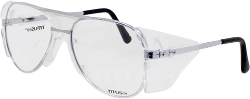 Miniatura 5 de TITUS G77 - Gafas de seguridad con montura de metal premium Aviator Z87+, Z87.1, protección lateral, para disparos de motocicleta, DOT ANSI CE