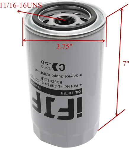 Miniatura 3 de iFJF FL2051S - Filtro de aceite de repuesto para motor diésel F250-F750 6.7L Powerstroke 2011-2025 reemplazo BC3Z-6731-B BC3Q-6714-CA (juego de 6)