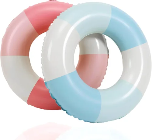 Miniatura 8 de Tubos de piscina, 2 flotadores inflables de piscina para adultos, flotadores de piscina inflables, balsa de piscina, fiesta, agua, verano, playa
