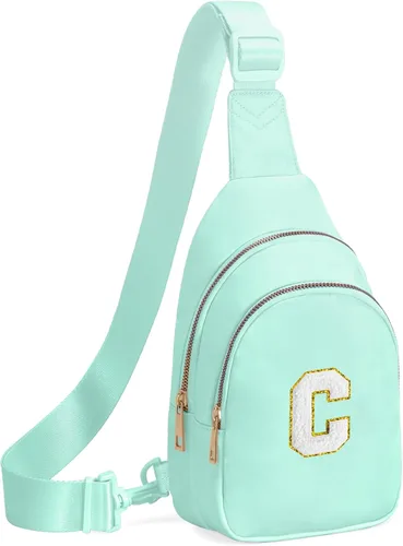 Miniatura 17 de Regalos de cumpleaños Viverte para niñas de 7, 8, 9, 10, 11, 12, 13 años, pequeño bolso cruzado de hombro con inicial, bolso cruzado de hombro