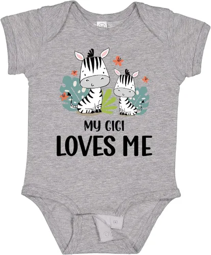 Miniatura 6 de inktastic Body para bebé Zebra My Gigi Loves Me