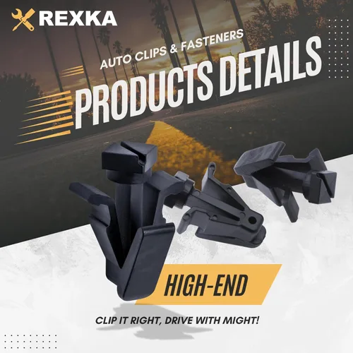 Miniatura 4 de Rexka 10 piezas de clip de rejilla para cubierta de parachoques compatible con Nissan Infiniti 76882-0M060 Titan 240SX Altima Cube Frontier Krom SL