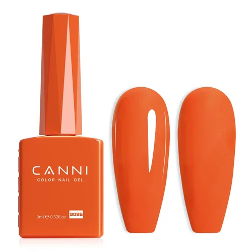 Miniatura 13 de CANNI - Esmalte de uñas de gel rosa claro - 1 unidad de 0.5 onzas, color rosa bebé, color rosa pálido de alto brillo, esmalte de uñas con remojo UV