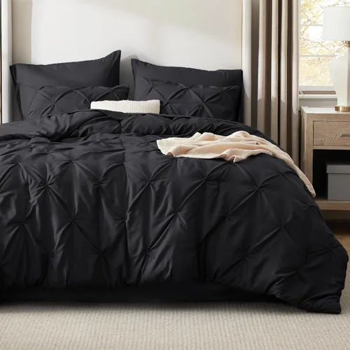 Miniatura 89 de Bedsure - Juego de edredón tamaño matrimonial verde azulado - Juego de ropa de cama tamaño matrimonial en una bolsa de 7 piezas, juego de cama 14