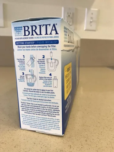 Miniatura 4 de Filtro de recambio para jarra de agua Brita, Estándar, Blanco