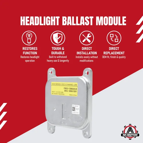 Miniatura 2 de AA Ignition Xenon - Módulo de repuesto para faros delanteros LED compatible con vehículos Ford – Explorer 2016, 2017, 2018, 2019 – Sustituye a