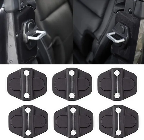 Miniatura 10 de Cubierta decorativa para cerradura de puerta para Jeep Wrangler JL JLU 4XE Unlimited Sahara Sports Rubicon Gladiator JT 2018 2019 2020 2021 2022 2