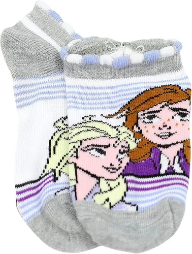 Miniatura 6 de Disney Frozen 2 Elsa Anna - Juego de 5 calcetines para niñas pequeñas