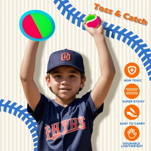Miniatura 7 de Juego de Lanzar y Atrapar Pelota, Relleno de Media de Navidad para Niños Pequeños, Juguetes para Niños y Niñas de 3 4 5 6 7 8 Años, Regalo