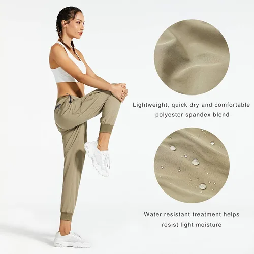 Miniatura 3 de Libin - Pantalones deportivos tipo cargo para mujer, ligeros, de secado rápido, para senderismo, entrenamiento, descanso, uso casual, exteriores