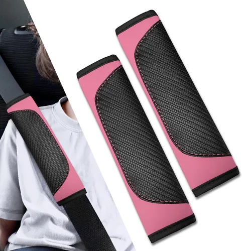 Miniatura 14 de 2 fundas para cinturón de seguridad de automóvil, almohadillas suaves para cinturón de seguridad, fundas para el cuello, protector de correa