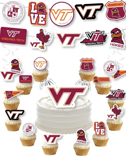Miniatura 30 de Suministros de fiesta de la Universidad de Alabama para fútbol de Bama, regalo de cumpleaños Roll Tide, pancarta de fiesta de graduación de UA