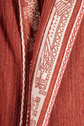 Miniatura 4 de CHEKANKA SAN Chaleco unisex KAN IvoryShedron Chaleco oversize de diseño mexicano con raíces étnicas