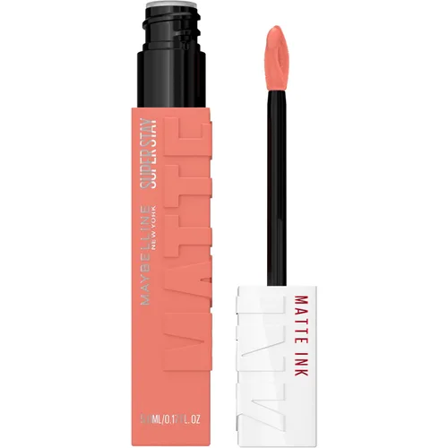 Miniatura 55 de Maybelline Super Stay Matte Ink Barra de Labios Líquida Maquillaje, Color de Alto Impacto de Larga Duración, Hasta 16H de Uso, Amazonian, Marrón 70