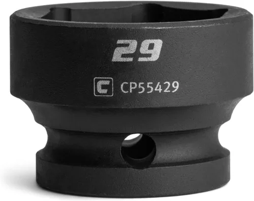 Miniatura 8 de Capri Tools - Llave de vaso de impacto corto de 27 mm, 1/2 pulg. de conducción, 6 puntos, métrica