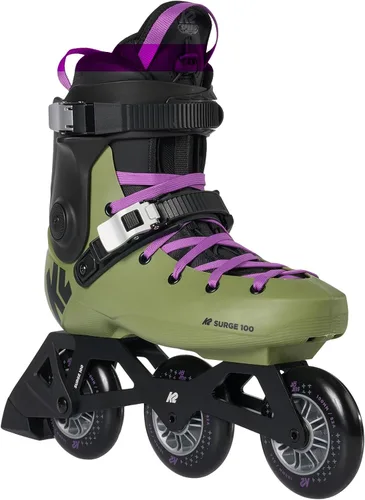 Miniatura 3 de K2 Surge 100 - Patines en línea de 3 ruedas para hombres, mujeres y adultos, unisex, para fitness urbano y urbano