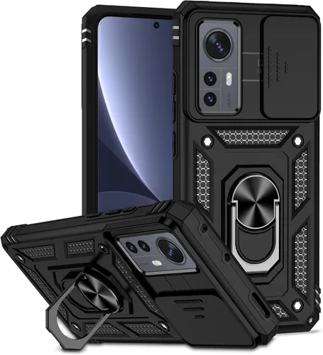 Miniatura 78 de Funda para Xiaomi Redmi Note 12 Pro 5G, con cubierta deslizante para lente de cámara, funda para Xiaomi Poco X5 Pro 5G, funda anticaída de absorción