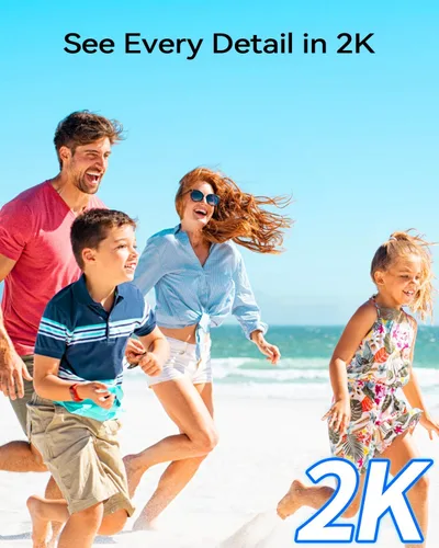 Miniatura 4 de KKB Cámara de seguridad celular 4G LTE magnética, cámaras de seguridad sin WiFi para interiores con SIM incorporada, cámara 2K inalámbrica