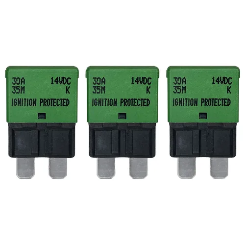 Miniatura 11 de Fusible de disyuntor ATC/ATO de reinicio automático de 30 amperios para automóvil, RV, automóvil, camión, protección de batería, reinicio