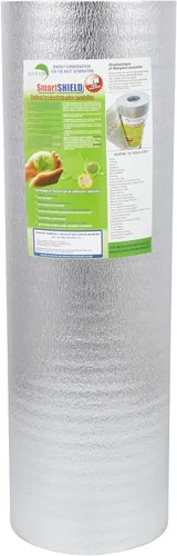 Miniatura 2 de INSULATION MARKETPLACE SmartSHIELD - Rollo de aislamiento reflectante de 1/8 pulgadas, 48 pulgadas x 100 pies, barrera radiante con núcleo