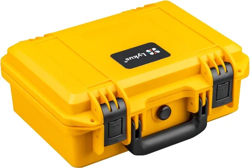 Miniatura 10 de Lykus HC-1410 Mini caja rígida seca con inserto de espuma, tamaño interior 5.51 x 3.54 x 1.46 pulgadas, IP66 a prueba de salpicaduras, adecuada