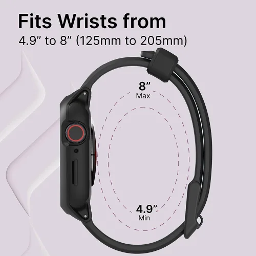 Miniatura 9 de Catalyst Active Defense - Funda para Apple Watch Series 9/8/7 de 1.614 pulgadas, a prueba de caídas de 10 pies, resistente a golpes y arañazos