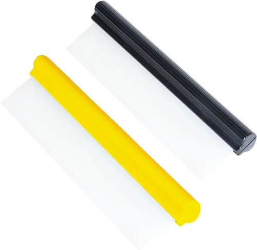 Miniatura 10 de Escobilla de agua automotriz de silicona de 12 pulgadas para secar, barra en T flexible para automóvil, parabrisas, vidrio, ventana, baño (negro)