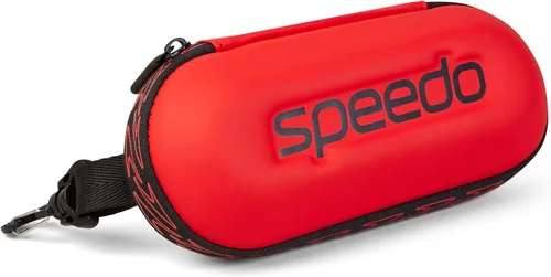 Speedo Funda protectora para gafas de natación Rojo