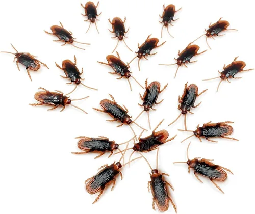Miniatura 2 de Ksquares, cucarachas falsas de broma, trucos favoritos, juguetes de broma que se ven reales, insectos aterradores de plástico realistas, novedad