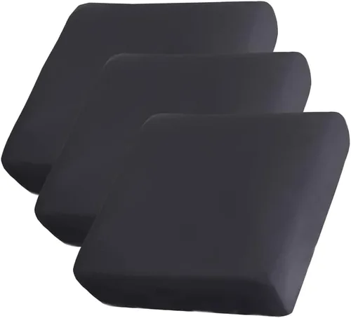 Miniatura 11 de AURLOE Fundas impermeables para sofá de 2 piezas, funda elástica para sofá, protector de muebles con elástico, adecuado para loveseat, sofá de 2