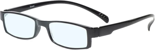 Calabria 762 Gafas de lectura colgantes alrededor del cuello, lentes azules o transparentes, para hombres y mujeres, duraderos y modernos, patillas