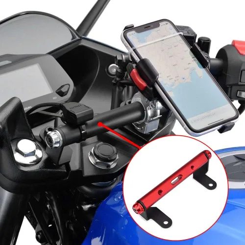 Motocicleta multifuncional barra de equilibrio barra de equilibrio navegación GPS manillar extensión compatible con Suzuki Gixxer SF250 GIXXER 250