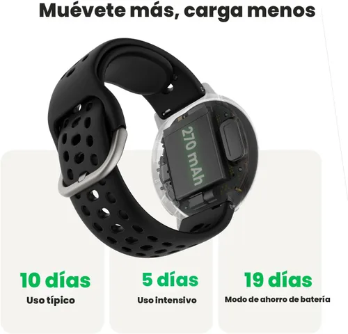 Miniatura 3 de Amazfit Active 2 Sport Smart Watch Fitness Tracker para Android y iPhone, 1.732 pulgadas, batería de 10 días, resistente al agua, mapas GPS, monitor