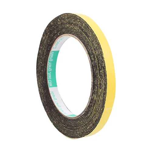 Miniatura 15 de Cinta de espuma de una sola cara autoadhesiva, [para accesorios domésticos, uso diario] - 0.197 in x 0.039 in / 32.8 ft / negro, amarillo / 2
