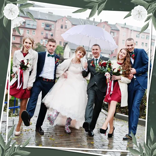 Miniatura 6 de LEIFIDE 12 paraguas de boda blanco a granel para mujer, paraguas con volantes para abrir automáticamente, paraguas de lluvia resistente al viento
