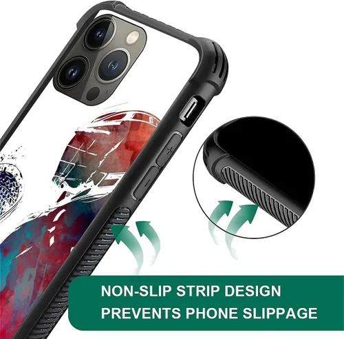 Miniatura 162 de Compatible con funda para iPhone 6 Plus/6s Plus,Bite Your Teeth Diseño de patrón asombroso, funda trasera dura de PC anti-arañazos y a prueba