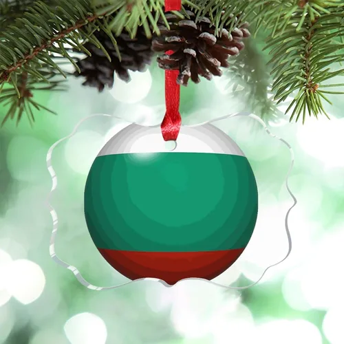 Miniatura 21 de Bandera de Cabo Verde, decoración para árbol de Navidad, bola 3D, recuerdo de la ciudad del país, adornos de Navidad personalizados, decoración