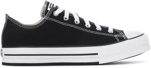 Miniatura 4 de Converse Chuck Taylor All Star Platform EVA Ox Everyday Ease WhiteMidnight Navy Canvas Junior Trainers Shoes