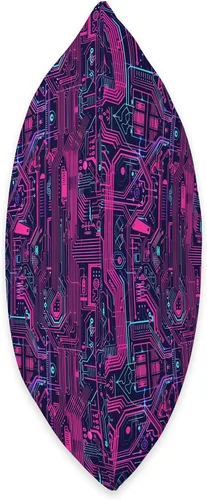 Miniatura 2 de Cyberpunk - Cojín con patrón de placa de circuito