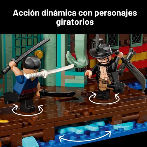 Miniatura 5 de LEGO One Piece The Baratie Juego de Construcción de Restaurante Flotante para Adultos - Bloques de Construcción Coleccionables para Fanáticos