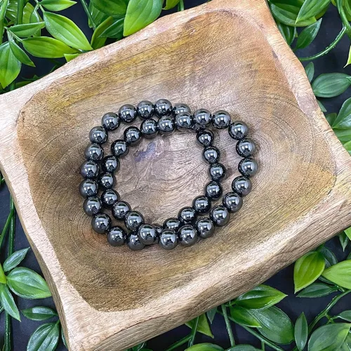 Miniatura 155 de Gem Avenue Handmade Round Bead Stretch Bracelet Unisex Natural Stone Beaded Jewelry for Men & Women, Elastic Wristband for Daily Wear