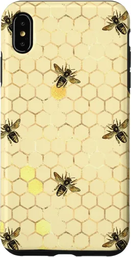 Miniatura 10 de Funda con estampado floral de abeja para iPhone 16 color amarillo miel